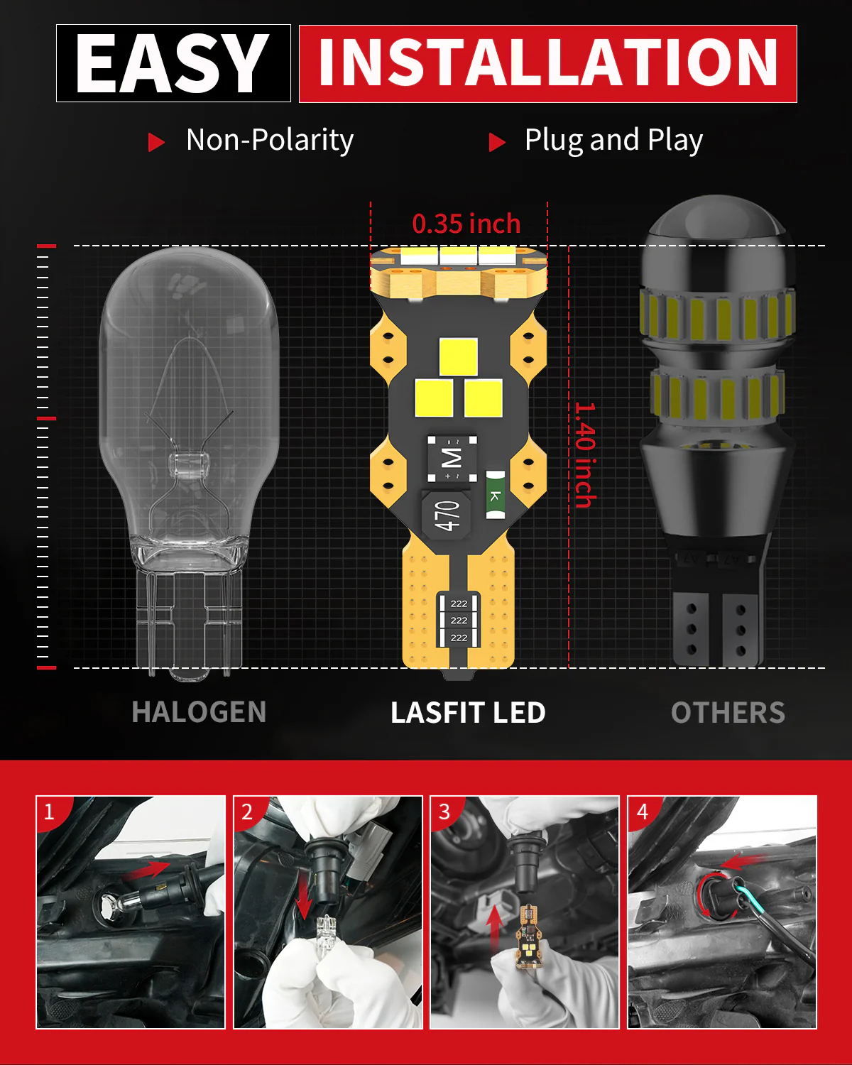 Custom Engineered for 2016-2018 Chevrolet Silverado 1500 LED Bulbs Upgrade | Tested and Verified - Image 45