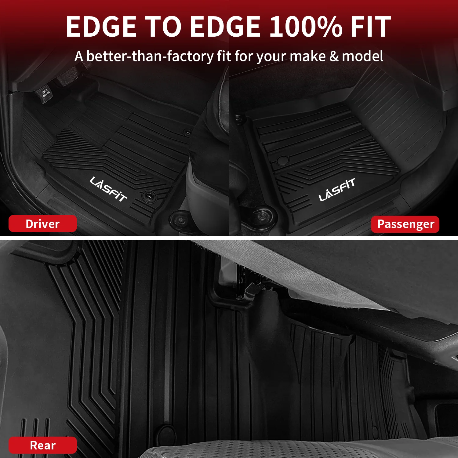 Fit for 2014-2021 Toyota Tundra  Floor Mats 1st & 2nd Row Seat - Image 4
