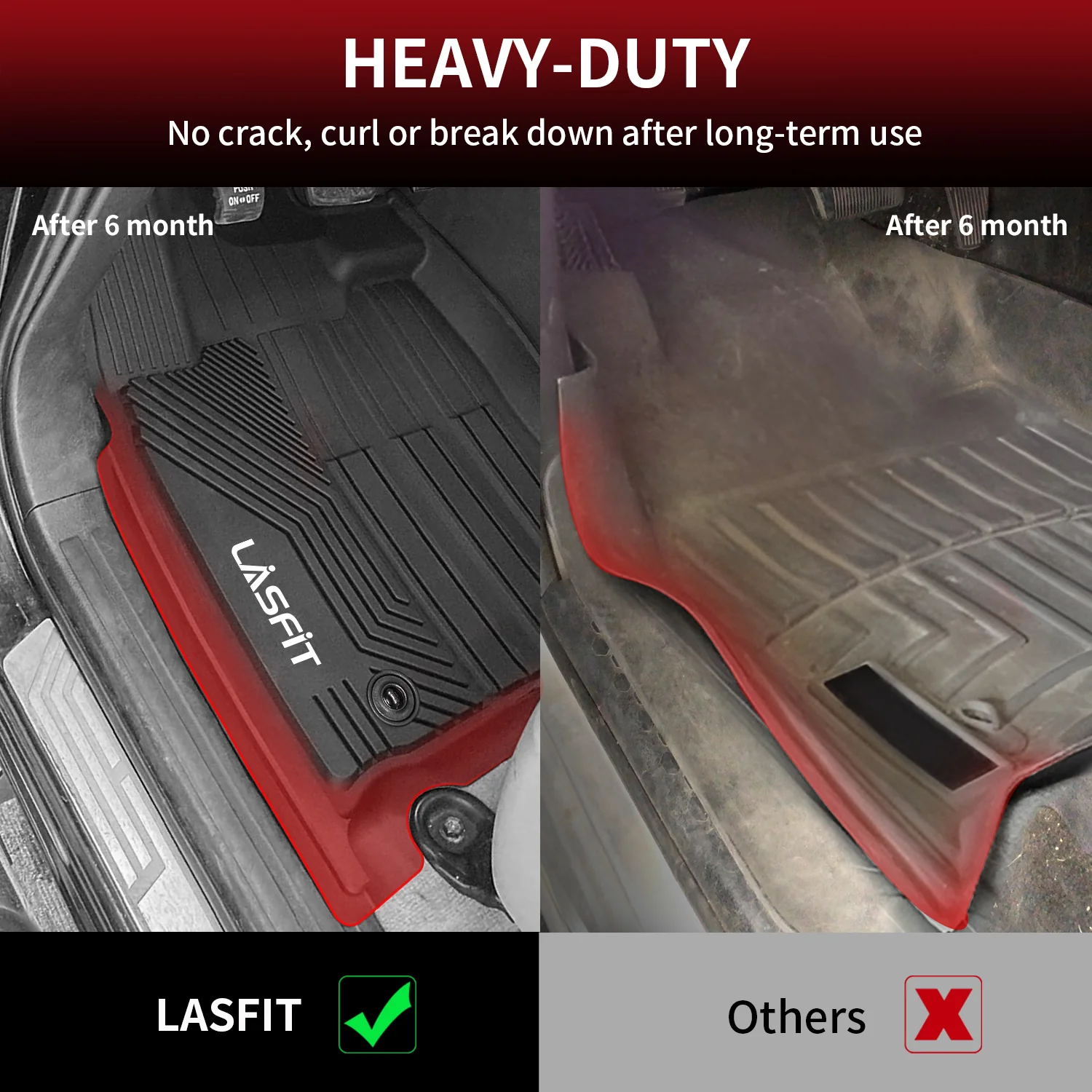 Fit for 2014-2021 Toyota Tundra  Floor Mats 1st & 2nd Row Seat - Image 5