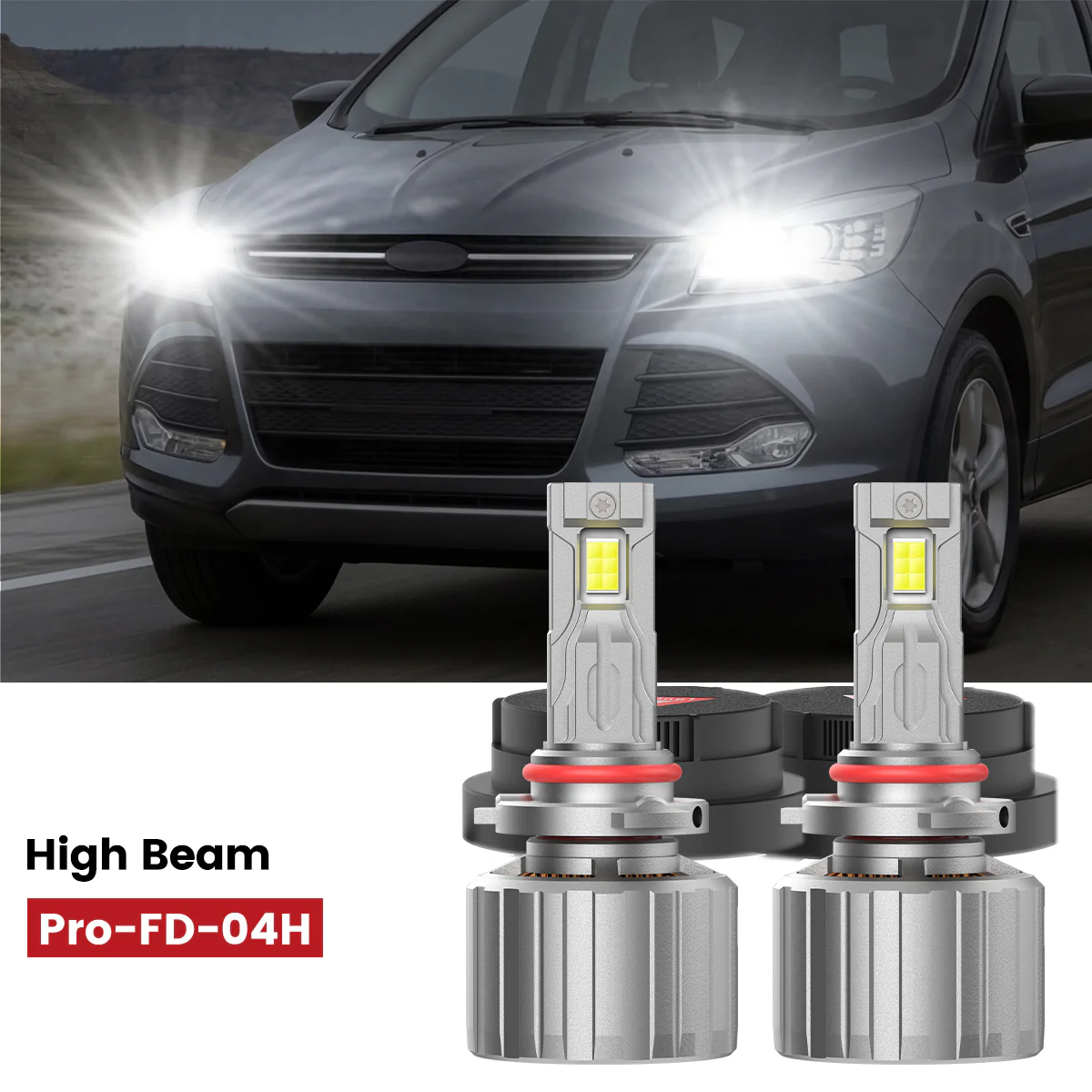 Fit for 2014-2016 Ford Escape Custom H11 LED Bulbs w/Dust Cover Exterior Lights - Image 40
