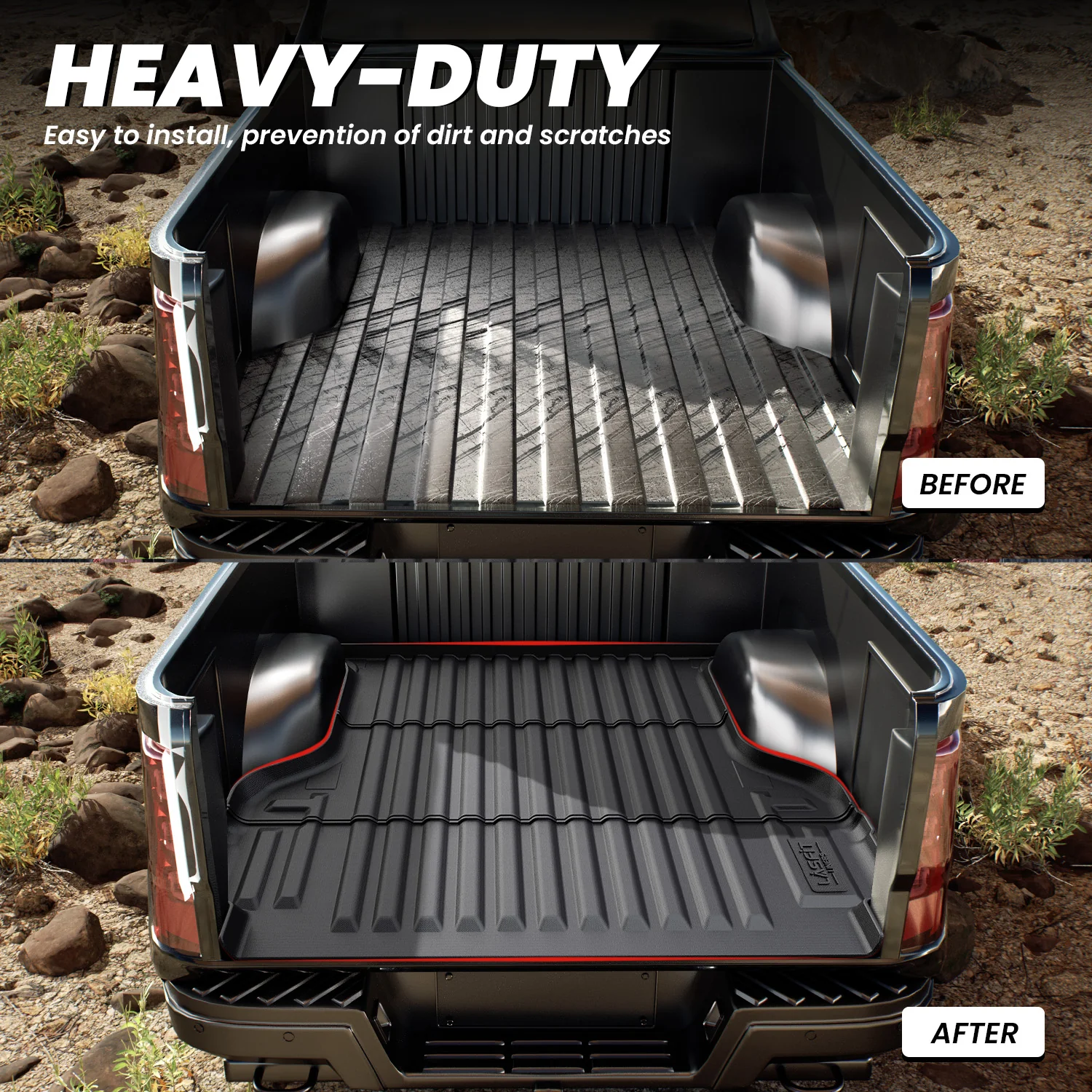 Fit for 2019-2023 Ford Ranger Custom Bed Mat or Tailgate Mat, Not Fit Drop-in liners - Image 12
