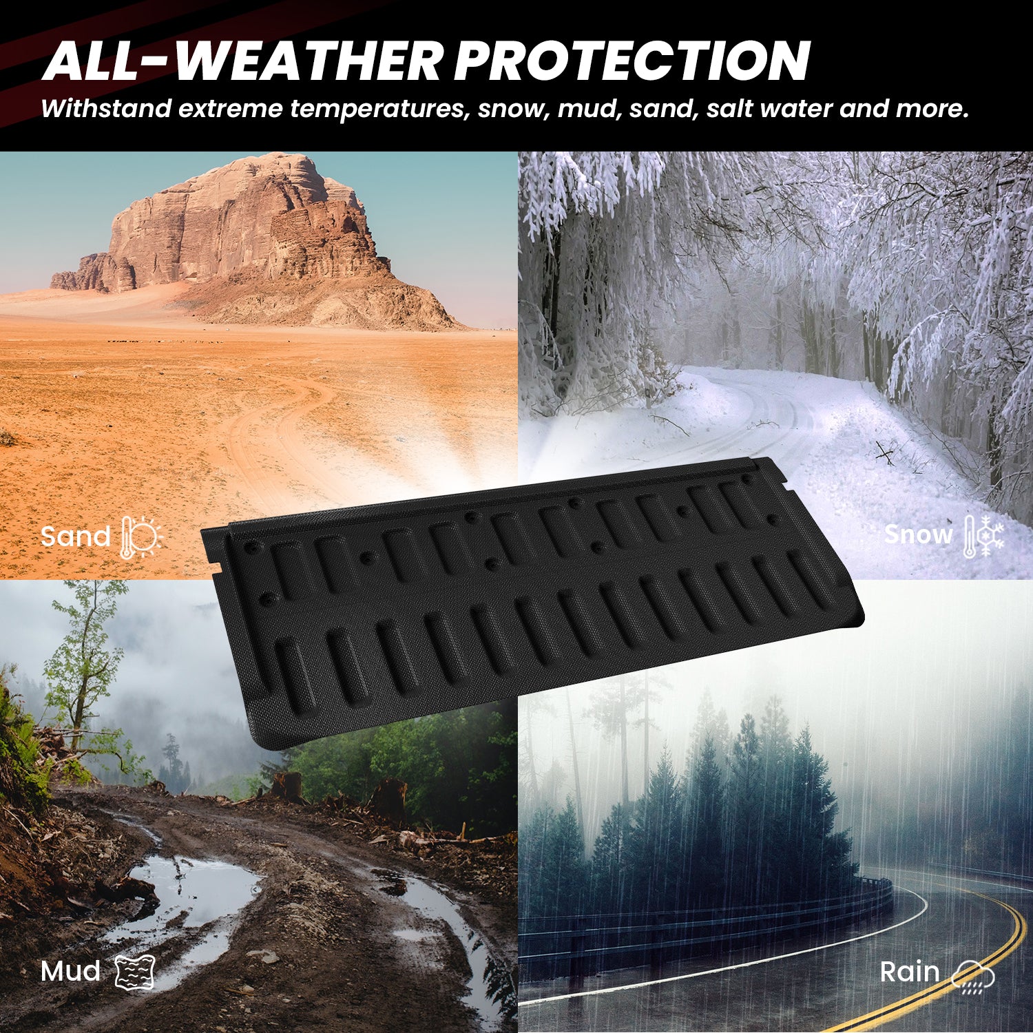 Fit for 2019-2023 Ford Ranger Custom Bed Mat or Tailgate Mat, Not Fit Drop-in liners - Image 2