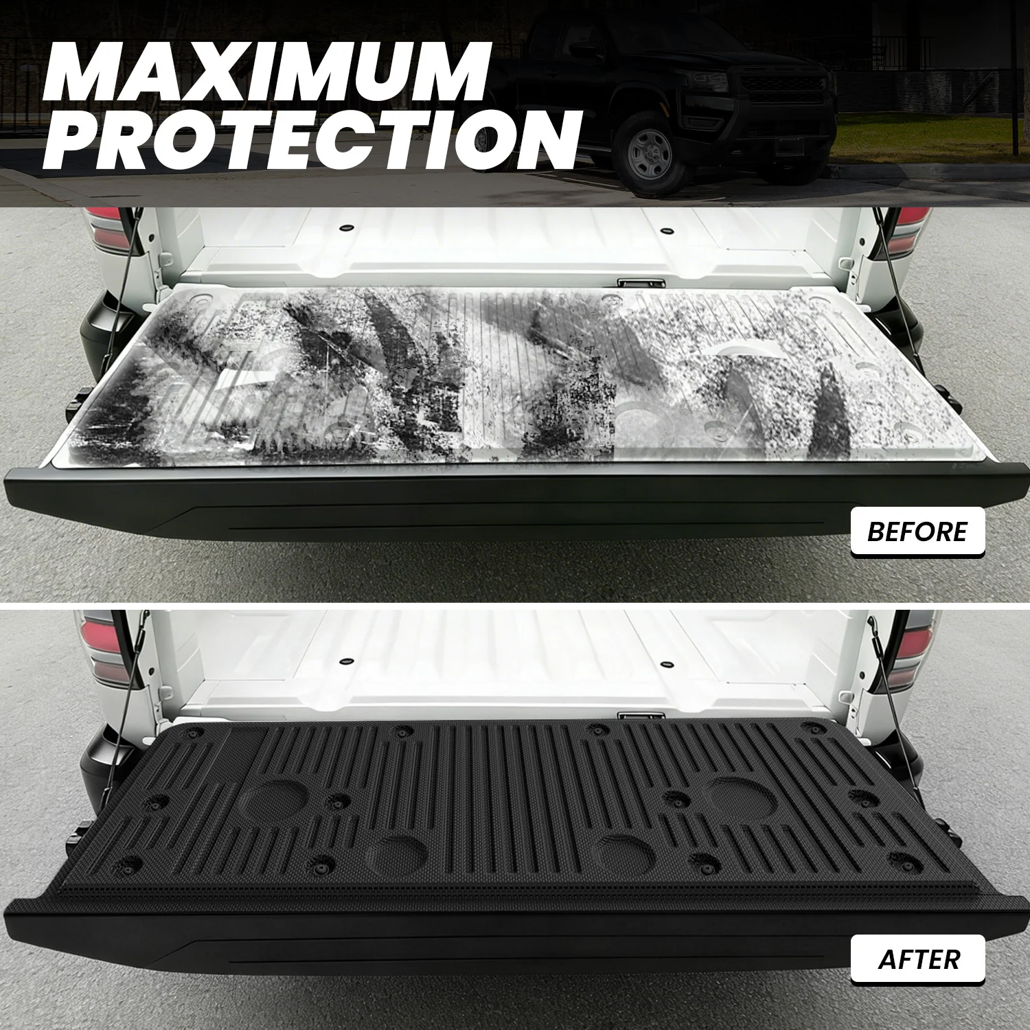 Fit for 2022-2026 Nissan Frontier Heavy Duty Custom Truck Bed Mat or Tailgate Mat, Not Fit Drop-in liners - Image 24