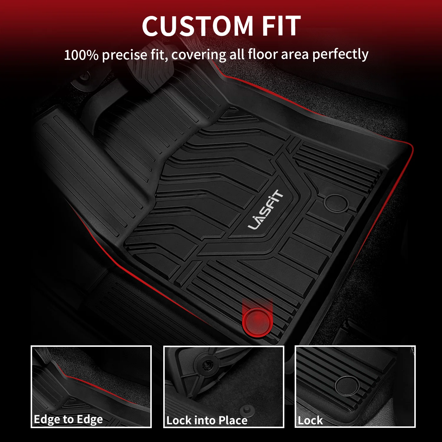 Fit for 2021-2026 Nissan Rogue TPE Material Floor Mats or Cargo Mat, Not for Sport - Image 15